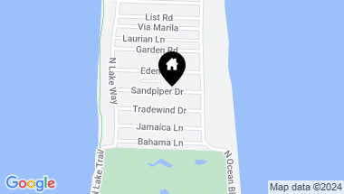 Map of 232 Sandpiper Drive, Palm Beach FL, 33480