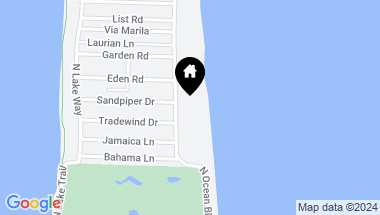 Map of 965 N Ocean Boulevard, Palm Beach FL, 33480