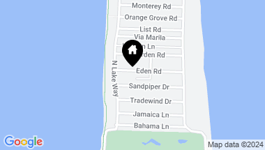 Map of 324 Eden Road, Palm Beach FL, 33480