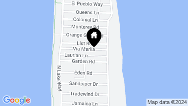 Map of 224 Via Marila, Palm Beach FL, 33480