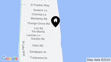Map of 1063 N Ocean Boulevard, Palm Beach FL, 33480