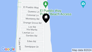 Map of 1071 N Ocean Boulevard, Palm Beach FL, 33480