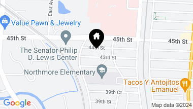 Map of 921 43rd Street, West Palm Beach FL, 33407