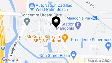 Map of 719 W Tiffany Drive 3, Mangonia Park FL, 33407