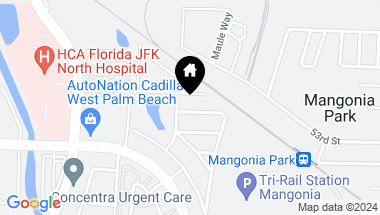 Map of 1611 Sherwood Avenue, West Palm Beach FL, 33407