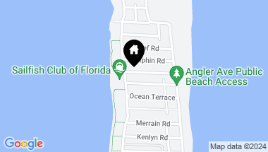Map of 156 Seagate Road, Palm Beach FL, 33480