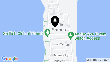Map of 152 Dolphin Road, Palm Beach FL, 33480