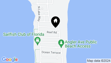 Map of 111 Reef Road, Palm Beach FL, 33480