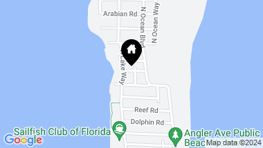 Map of 218 Debra Lane, Palm Beach FL, 33480