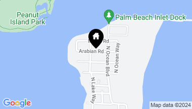 Map of 220 Arabian Road, Palm Beach FL, 33480