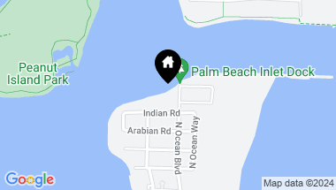 Map of 1610 N Ocean Boulevard, Palm Beach FL, 33480