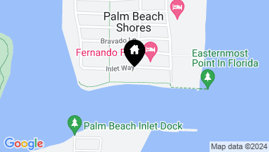 Map of 200 Inlet Way Ph, Palm Beach Shores FL, 33404