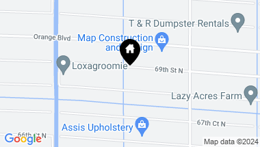 Map of 16684 69th Street N, Loxahatchee FL, 33470