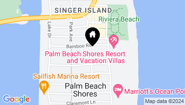 Map of 000 Sandal Ln, Palm Beach Shores FL, 33404