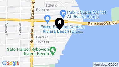 Map of 217 E 24th St, Riviera Beach FL, 33404