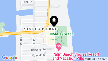 Map of 5060 Ocean Drive 0, Singer Island FL, 33404
