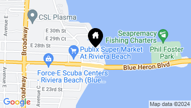 Map of 2650 Lake Shore Dr # 1204, Riviera Beach FL, 33404