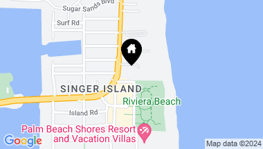 Map of 2700 N Ocean Drive 1601b, Riviera Beach FL, 33404