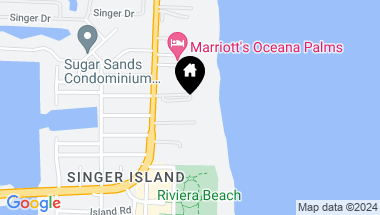 Map of 3000 N Ocean Drive 17-B, Singer Island FL, 33404