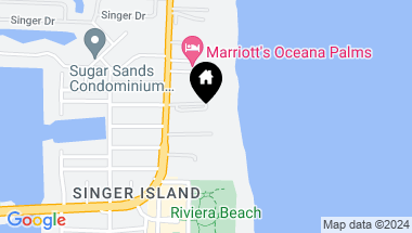 Map of 3000 N Ocean Drive 14a, Singer Island FL, 33404