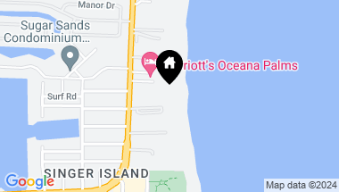 Map of 3100 N Ocean Drive H-1107, Singer Island FL, 33404