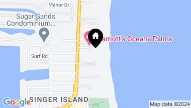 Map of 3100 N Ocean Drive H-1001, Singer Island FL, 33404