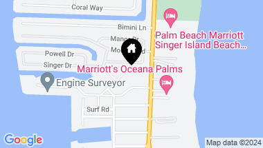 Map of 1252 N Sugar Sands Boulevard 135, Singer Island FL, 33404
