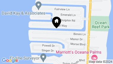 Map of 1150 Bimini Lane, Singer Island FL, 33404