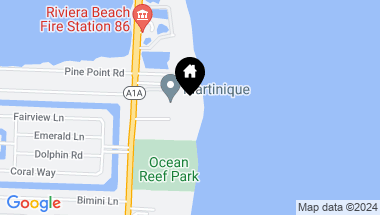 Map of 4000 N Ocean Drive 2301, Riviera Beach FL, 33404