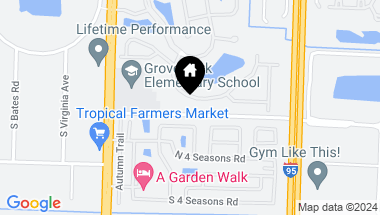 Map of 4260 Royal Oak Drive, Palm Beach Gardens FL, 33410