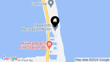 Map of 5080 N Ocean Drive 2d, Riviera Beach FL, 33404
