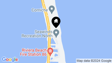 Map of 5080 N Ocean Drive 12b, Riviera Beach FL, 33404