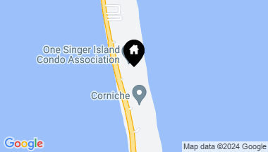 Map of 5280 N Ocean Drive 12d, Singer Island FL, 33404