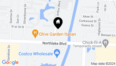 Map of 3309 Northlake Boulevard 101, Palm Beach Gardens FL, 33403