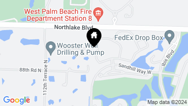 Map of 10816 Grande Boulevard, West Palm Beach FL, 33412