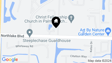 Map of 9030 Cypress Hollow Drive, Palm Beach Gardens FL, 33418