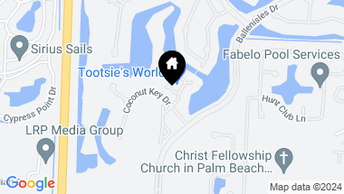 Map of 128 Sunset Cove Lane, Palm Beach Gardens FL, 33418