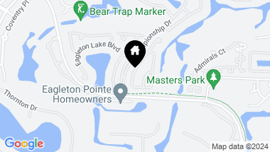Map of 205 Eagleton Estate Boulevard, Palm Beach Gardens FL, 33418