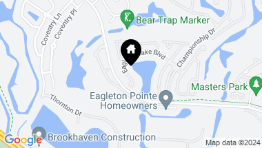 Map of 232 Eagleton Lake Boulevard, Palm Beach Gardens FL, 33418