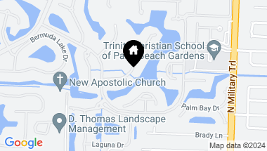 Map of 122 Banyan Isle Drive, Palm Beach Gardens FL, 33418