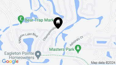 Map of 252 Eagleton Estate Boulevard, Palm Beach Gardens FL, 33418