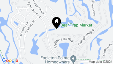 Map of 331 Eagleton Golf Drive, Palm Beach Gardens FL, 33418