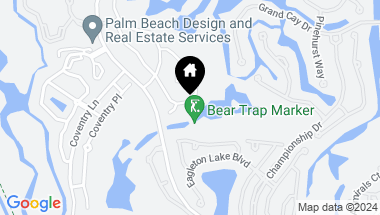 Map of 551 Prestwick Circle, Palm Beach Gardens FL, 33418