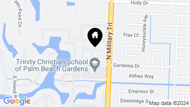 Map of 150 Gardenia Isles Drive, Palm Beach Gardens FL, 33418