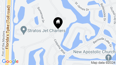 Map of 14 St. Thomas Drive, Palm Beach Gardens FL, 33418