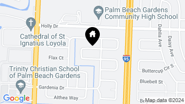 Map of 4196 Hyacinth Circle N, Palm Beach Gardens FL, 33410