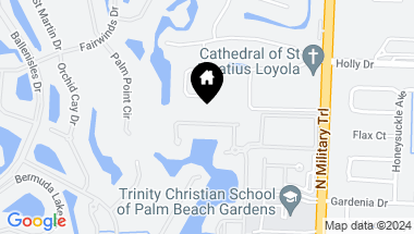 Map of 110 Pembroke Drive, Palm Beach Gardens FL, 33418