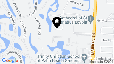 Map of 9020 Gardens Glen Circle, Palm Beach Gardens FL, 33418