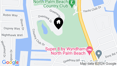 Map of 508 Overlook Drive, North Palm Beach FL, 33408