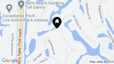 Map of 53 Saint Thomas Drive, Palm Beach Gardens FL, 33418